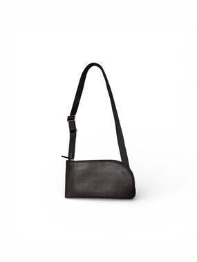 Everlane Black Leather Crossbody Satchel